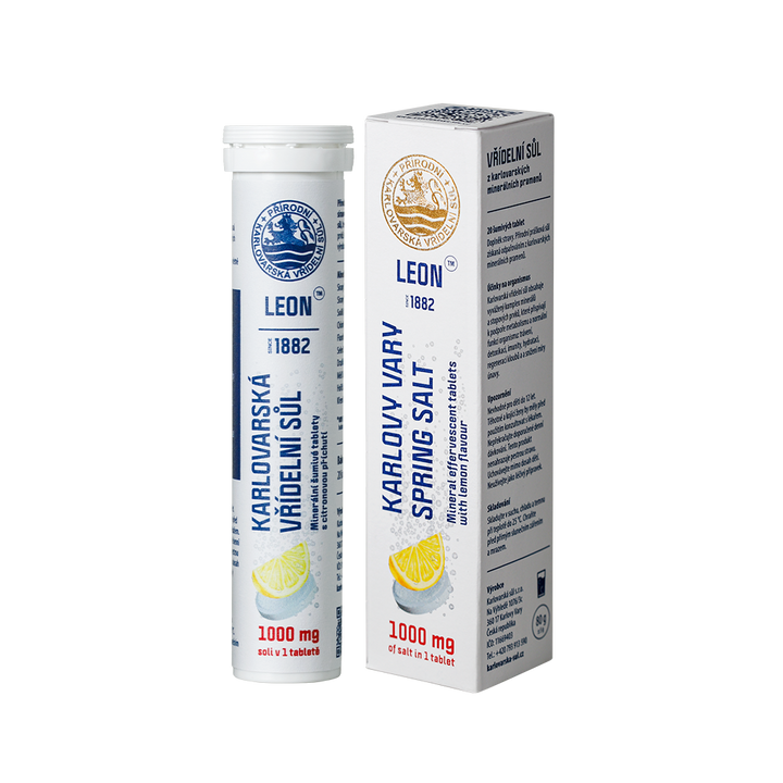 Šumivé tablety s minerály: Citrónová příchuť