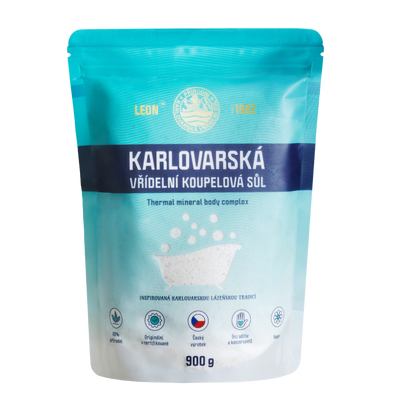LEON bath salt 900 g – front of the resealable pouch